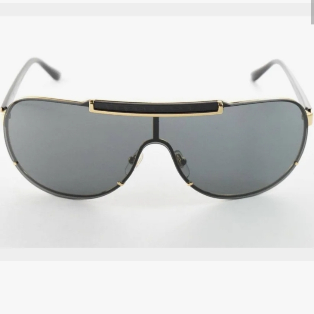Versace Gold and Gray Sunglasses